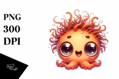 Crazy Baby Octopus Clipart Product Image 3