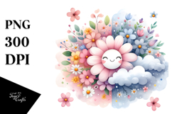 Flower V Painting PNG Product Image 1