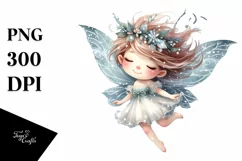 Snowflakes Wind Fairy PNG Product Image 1