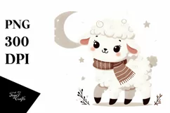 cute Baby Lamb, Transparent PNG Product Image 3