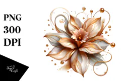 Glossy Daffodil in Metallic PNG Product Image 1