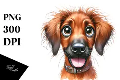 Happy Rhodesian Ridgeback Baby, Transparent PNG Product Image 1