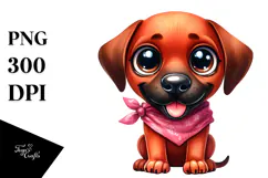 Happy Baby Rhodesian Ridgeback, Transparent PNG Product Image 1