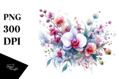 Abstract Vibrant Orchid PNG Product Image 1