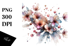 Shiny Cherry Blossom PNG Product Image 1