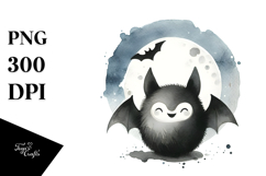 Funny Bat Painting, Colorful PNG Product Image 1