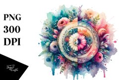 Flowers Seal Clipart Product Image 3