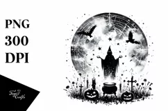 Simple Halloween Mystic Ritual | Clipart Product Image 1