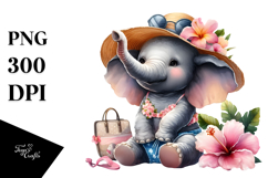 Digital Baby Elephant, Transparent PNG Product Image 1