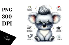 Cool Baby Koala PNG Product Image 1