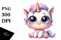 Funny Baby Unicorn with Big Eyes Product Image 3