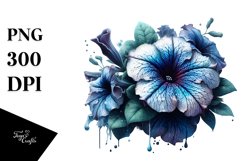 Glossy Petunia y Clipart Product Image 1