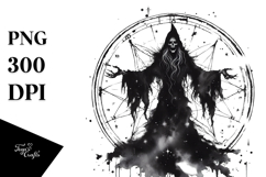 Gothic Evil Witch, Transparent PNG Product Image 1