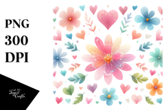 Pastel Boho Flower, Transparent PNG Product Image 1
