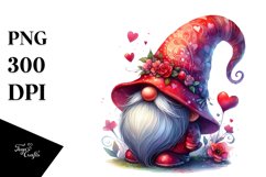 Detailed Valentines Gnome, Transparent PNG Product Image 1