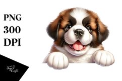 Funny Baby Saint Bernard | Clipart Product Image 3