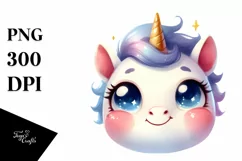 Funny Baby Unicorn with Big Eyes Product Image 3