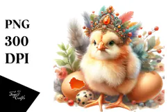 Adorned Baby Chicken, Transparent PNG Product Image 1
