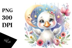 Colorful Baby Snow Goose Clipart Product Image 3