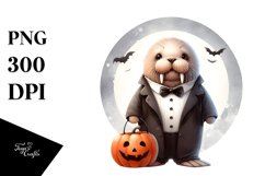 a Retro Baby Walrus PNG Product Image 3