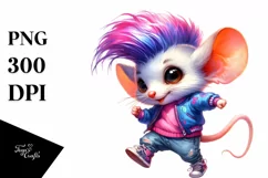 Agressive Funny Baby Mouse, High-Res PNG Product Image 1