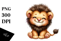 Energic Baby Lion PNG Product Image 1