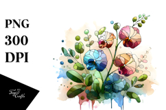 Wooden Stained Sweet Pea Splash Product Image 1