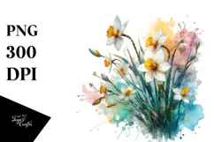 Vibrant Narcissus, Transparent PNG Product Image 1