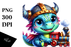 Smiling Baby Dinosaur Train PNG Product Image 1