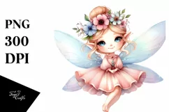 Cute Whimsical Fairy PNG Product Image 3