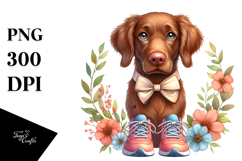 Chesapeake Bay Shoes Caricature Floral Frame Product Image 1