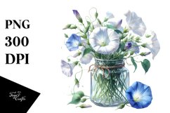 colorful fairy house morning glory | Clipart Product Image 3