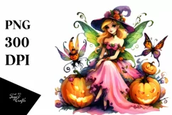 Vibrant Drawing Fairy | Sublimation | Clipart Product Image 3