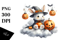 Joyful Tiger for Halloween, Whimsical PNG Product Image 1