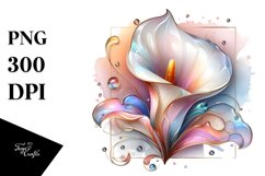 Calla Lily, Pastel PNG Product Image 3