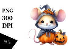 Cute Baby Mouse Halloween Clipart Product Image 1