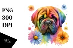 Cute Vibrant Mastiff Clipart Product Image 1
