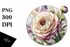 Detailed Stained Ranunculus Clipart Product Image 3