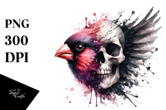 Bird with Splashes PNG Product Image 1