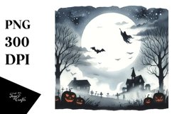 Simple Halloween Foggy Night Product Image 3