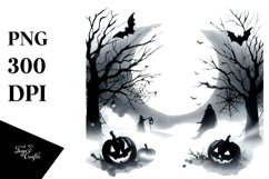 Simple Halloween Foggy Night Product Image 1