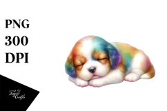 Sleeping Baby Puppy | Sublimation | Clipart Product Image 1