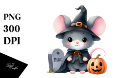 Adorable Baby Mouse Halloween Drawing | Sublimation | Product Image 1