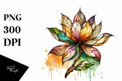 Wooden Stained Magnolia Clipart Product Image 3