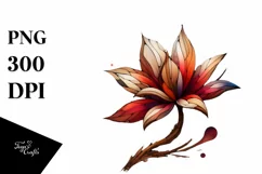 Wooden Stained Magnolia Clipart Product Image 3