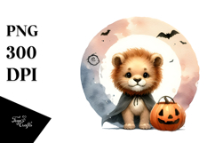 Cute Digital Halloween Bee PNG Product Image 1