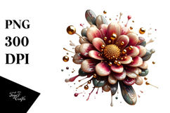 Abstract Glossy Zinnia Product Image 1