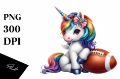 Cute Baby Unicorn Equipped | Sublimation | Clipart Product Image 3