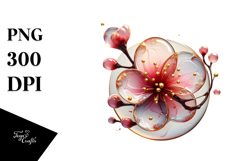 Abstract Cherry Blossom PNG Product Image 1