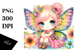 Colorful Cute Fairy Halloween Clipart Product Image 3